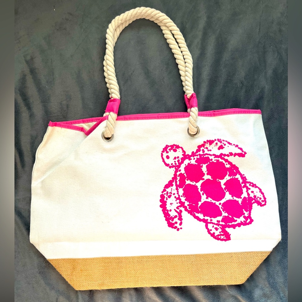 Large turtle beach tote